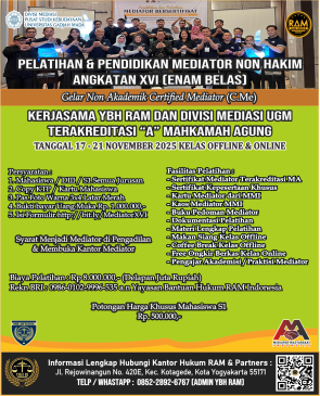 Pendidikan Mediator Non Hakim